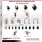 Service Caster 4 Inch 316SS Soft Rubber Swivel 3/4 Inch Expanding Stem Caster Set Lock Brake SCC-SS316TTLEX20S414-SRS-34-4 - alternate 4
